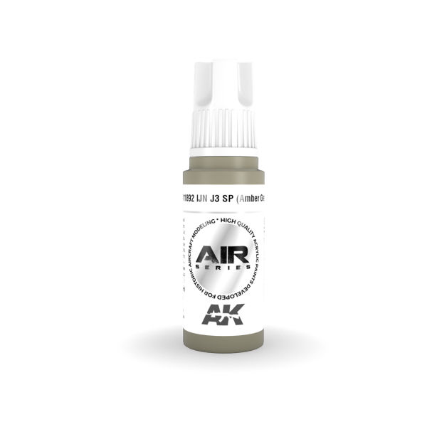 AK 11892 17 ml. IJN J3 SP (Amber Grey), Aircraft Serisi 3GEN Akrilik Model Boyası