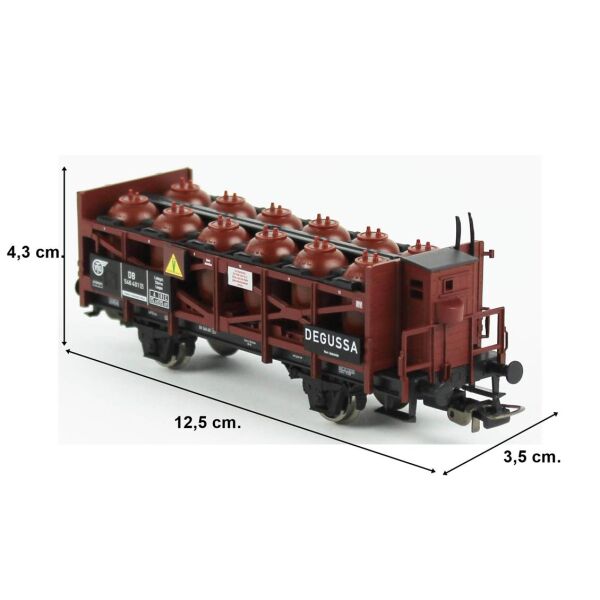 Piko (Classic) 24510 1/87 Ölçek, Asit Tanklı, DB 3.Dönem, Model Tren Yük Vagonu