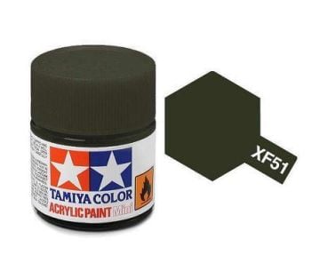 Acrylic Mini XF-51 Khaki Drab 10ml.