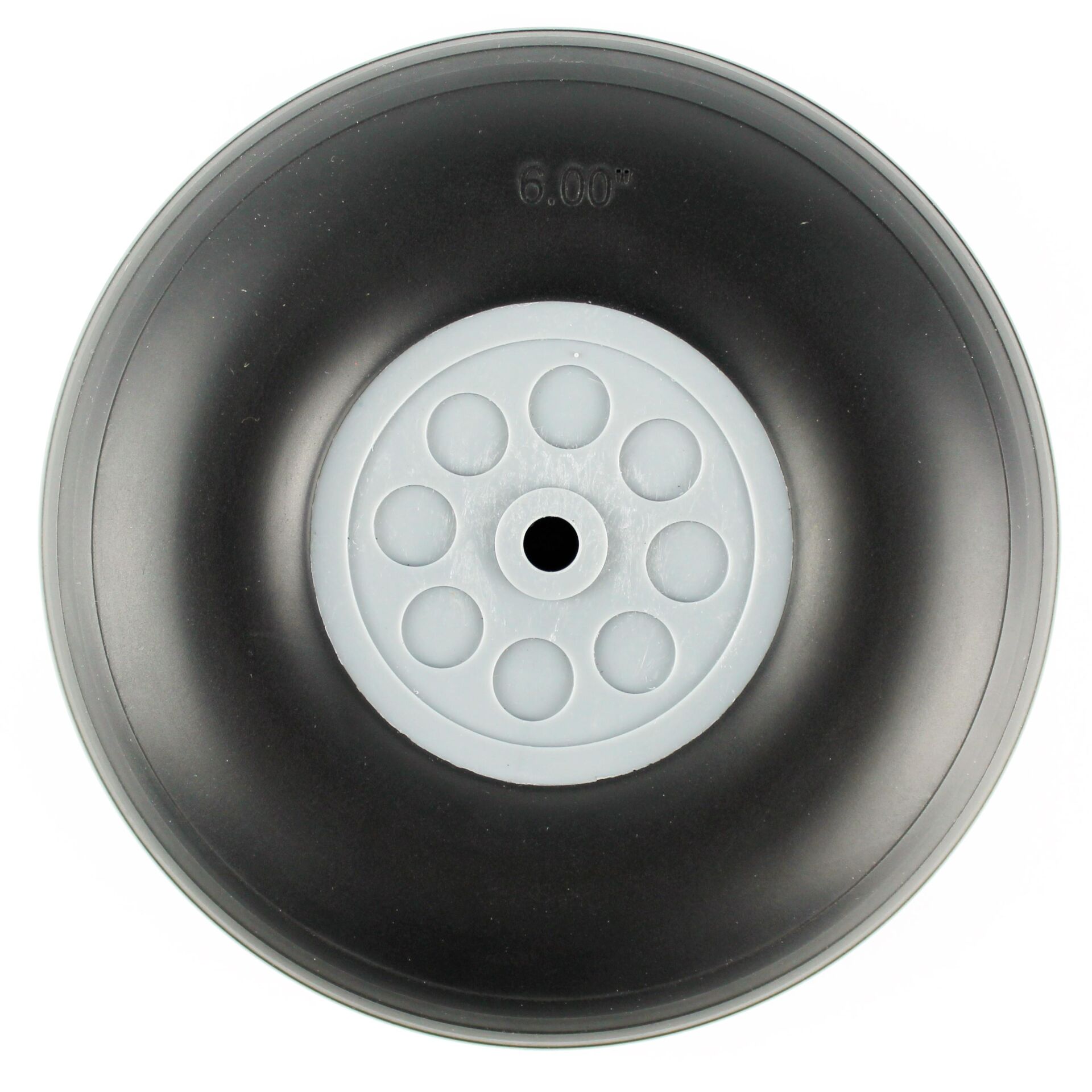 Haoye HY006-03317 PU Lastikli, Plastik Jantlı Tekerlek, (6'') 150mm.× Göbek 8mm.× Genişlik 54mm., 210 gr.