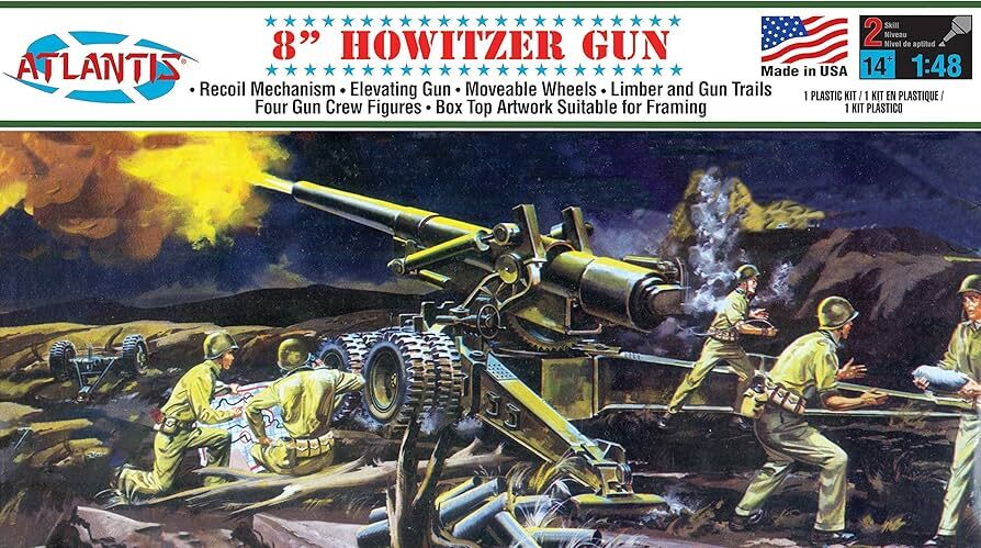 1/48 8'' US ARMY HOWITZER