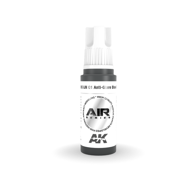 AK 11895 17 ml. IJN Q1 Anti-Glare Blue-Black, Aircraft Serisi 3GEN Akrilik Model Boyası