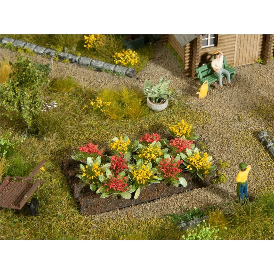 Noch 13223 Gül Yetiştirme Karığı, 12 Bitki, Diorama Malzemesi