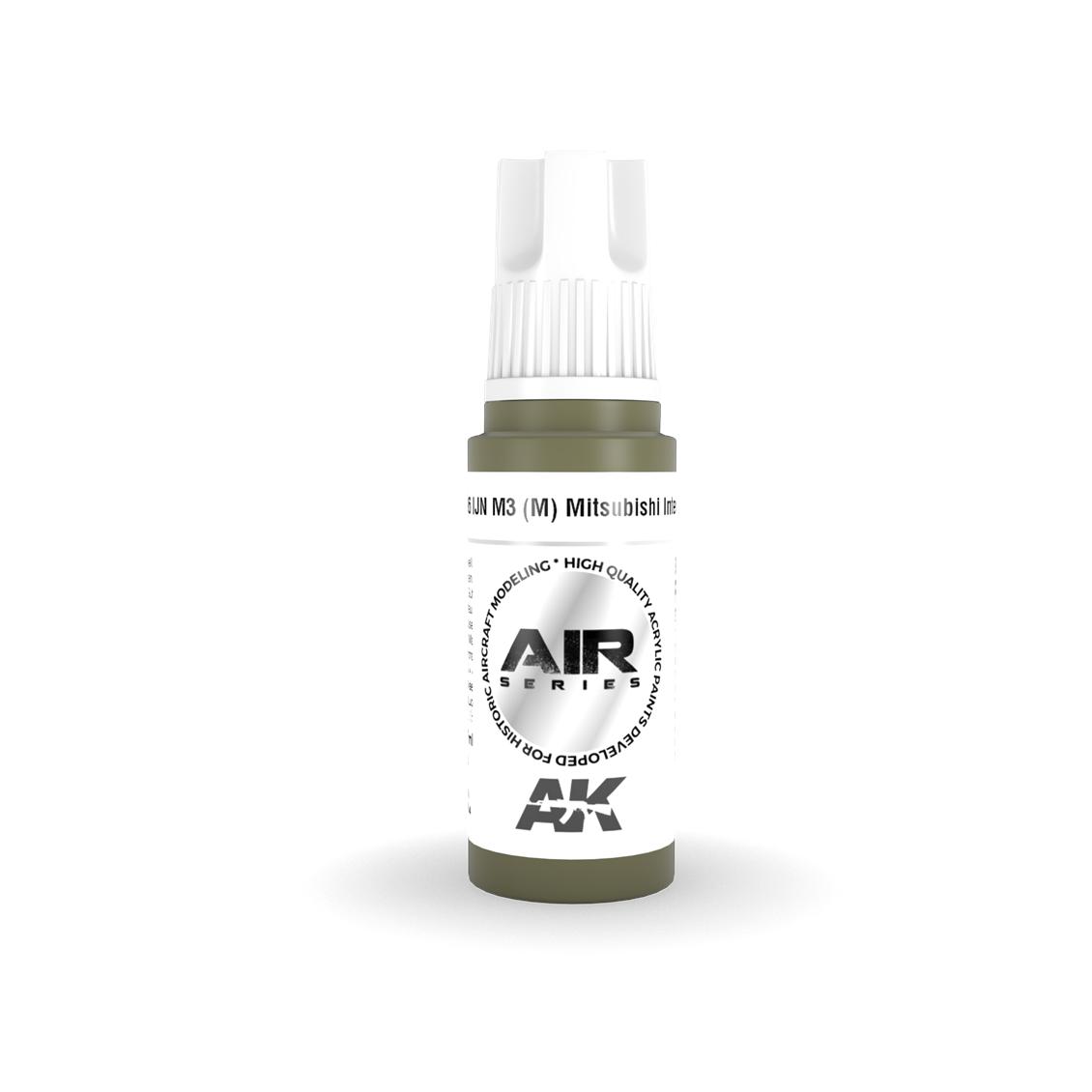 AK 11896 17 ml. IJN M3 (M) Mitsubishi Interior Green, Aircraft Serisi 3GEN Akrilik Model Boyası