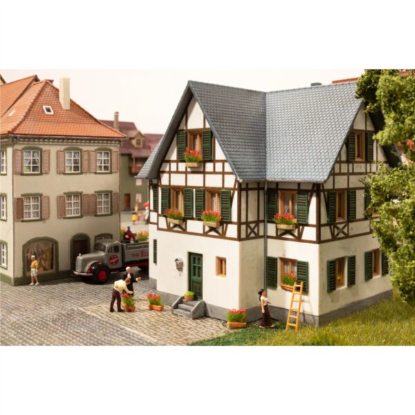 Noch 14009 Pencere Önü Çiçekli Saksılar, 12 Adet, Diorama Malzemesi