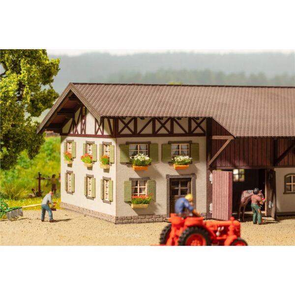 Noch 14010 Çiçekli Uzun Saksılar, 12 Adet, Diorama Malzemesi