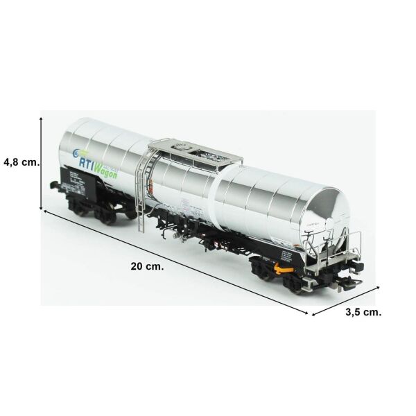 Piko (Expert) 24608 1/87 Ölçek, Kimyasal Madde Tanklı, RTI 6.Dönem, Model Tren Yük Vagonu
