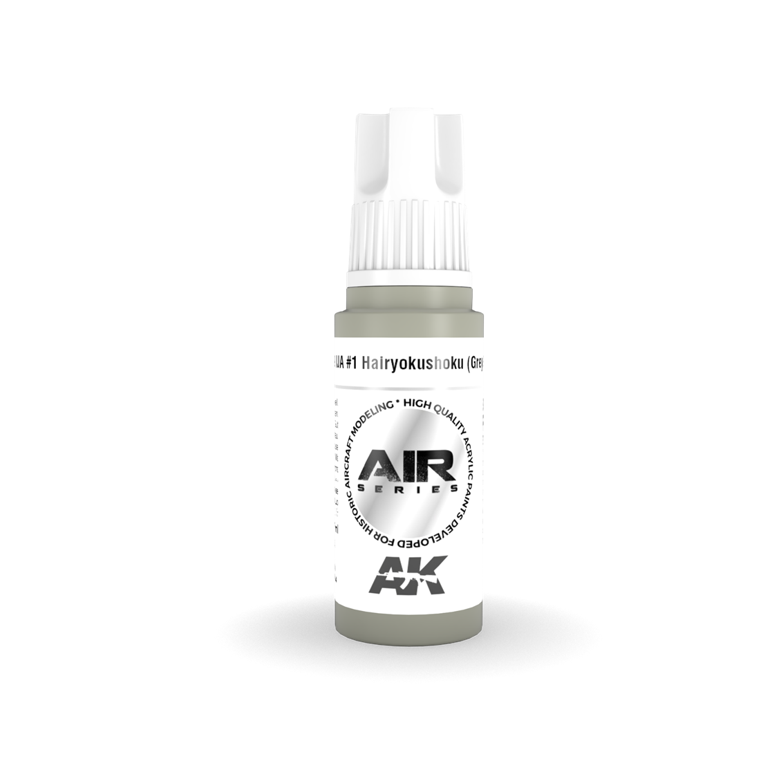 AK 11899 17 ml. IJA #1 Hairyokushoku (Grey-Green), Aircraft Serisi 3GEN Akrilik Model Boyası
