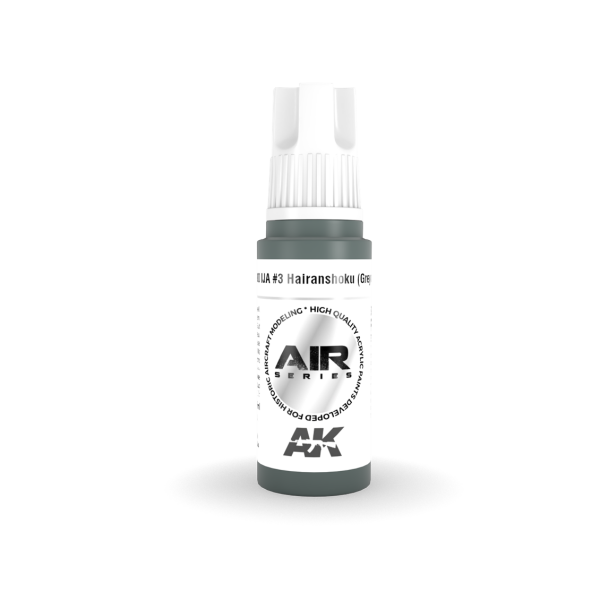 AK 11900 17 ml. IJA #3 Hairanshoku (Grey Indigo), Aircraft Serisi 3GEN Akrilik Model Boyası