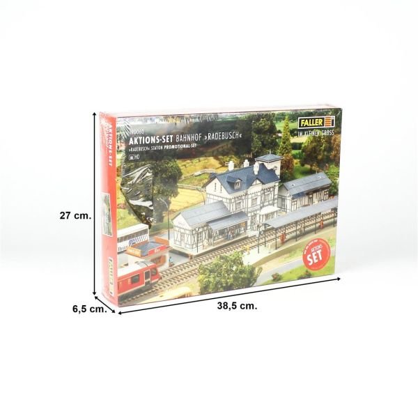 Faller 190060 1/87 Ölçek, Radebusch İstasyonu, Plastik Model Kiti