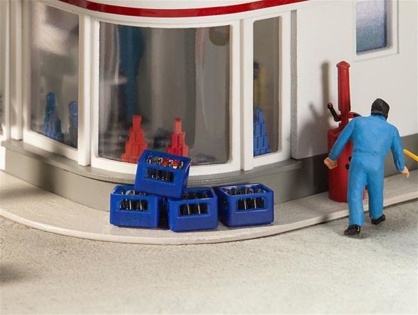 Faller 180968 1/87 Ölçek, Bira Kasaları, 4 Adet, Plastik Model Kiti