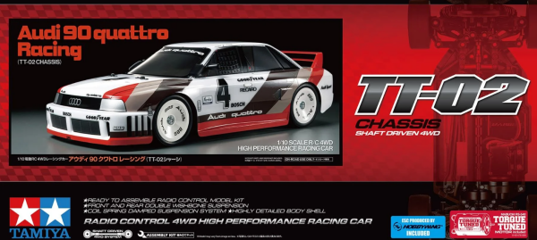 1/10 Audi 90 Quattro Racing (TT-02)