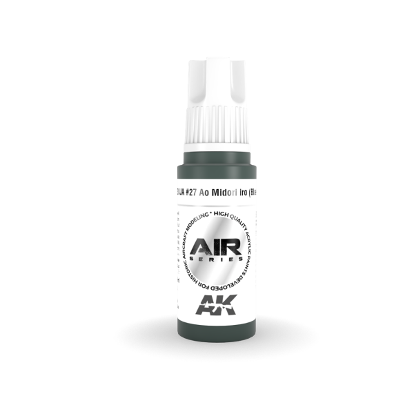 AK 11903 17 ml. IJA #27 Ao Midori iro (Blue-Green), Aircraft Serisi 3GEN Akrilik Model Boyası