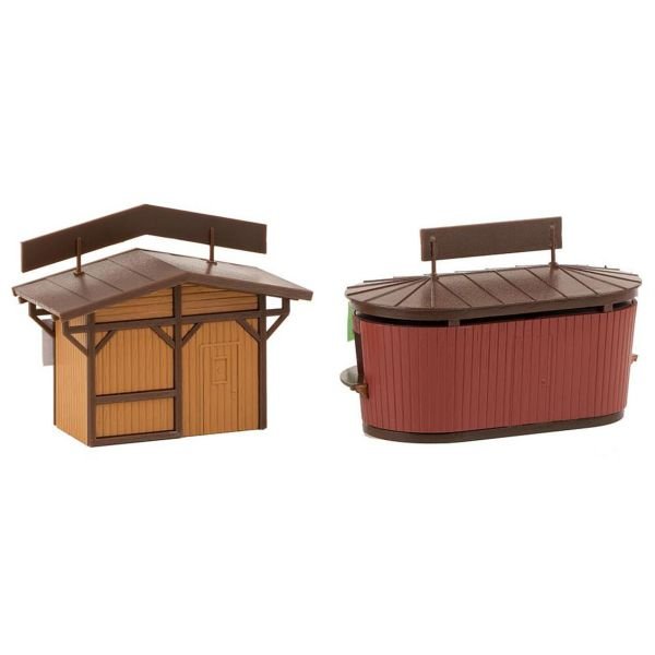 Faller 190092 1/87 Ölçek, Noel Alışveriş Standları, Plastik Model Kiti