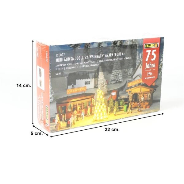 Faller 190092 1/87 Ölçek, Noel Alışveriş Standları, Plastik Model Kiti