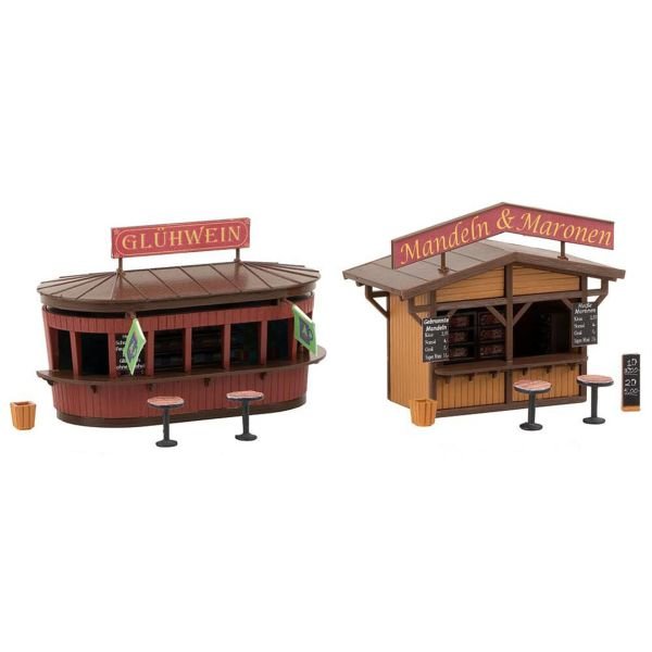 Faller 190092 1/87 Ölçek, Noel Alışveriş Standları, Plastik Model Kiti