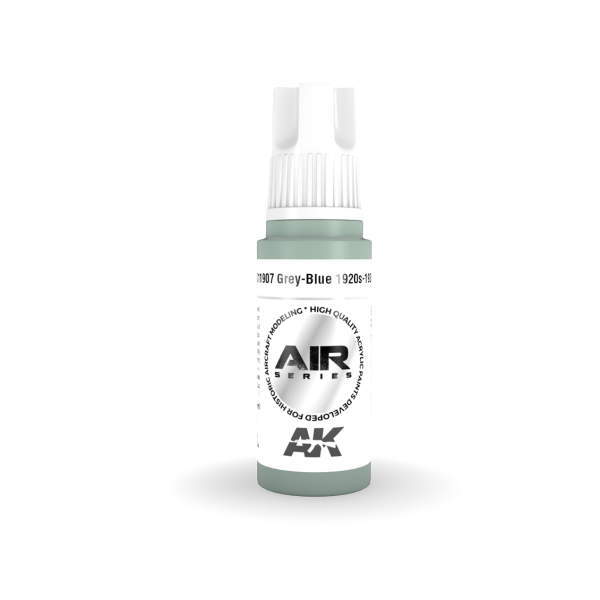 AK 11907 17 ml. Grey-Blue 1920s-1930s, Aircraft Serisi 3GEN Akrilik Model Boyası