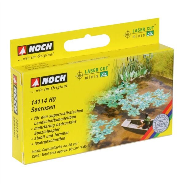 Noch 14114 Nilüfer Bitkisi, 6 Kök, 18 Adet, Diorama Malzemesi