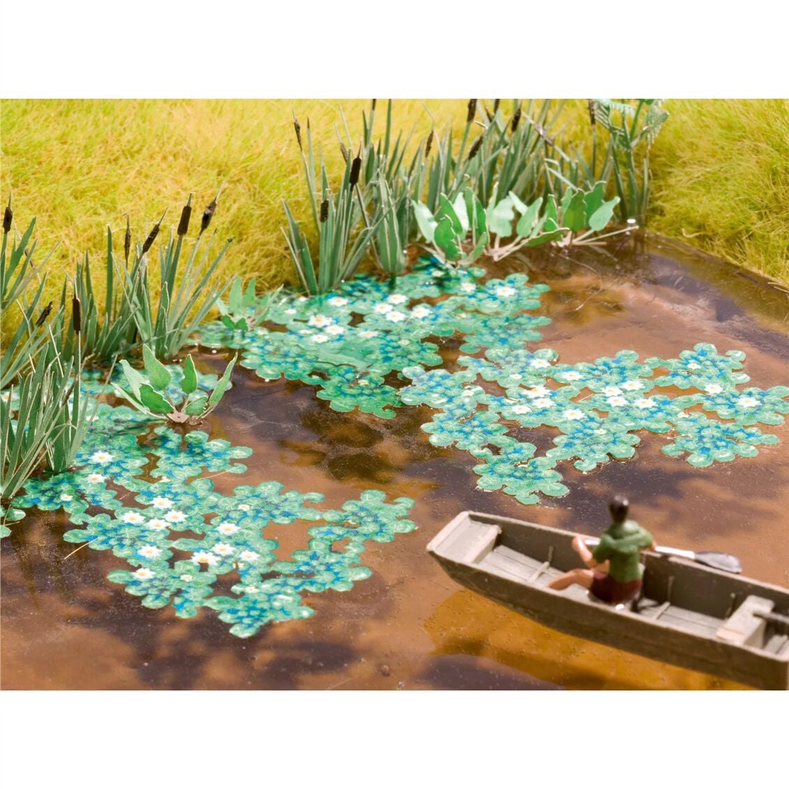 Noch 14114 Nilüfer Bitkisi, 6 Kök, 18 Adet, Diorama Malzemesi