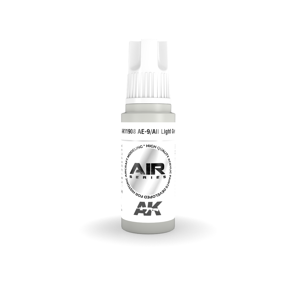 AK 11908 17 ml. AE-9/AII Light Grey, Aircraft Serisi 3GEN Akrilik Model Boyası