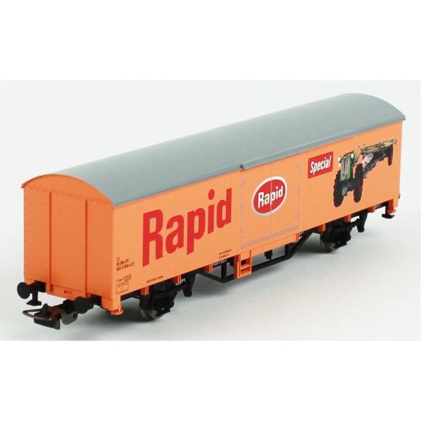 Piko (Hobby) 27707 1/87 Ölçek, Rapid Kapalı Kasa, SBB 3.Dönem, Model Tren Yük Vagonu