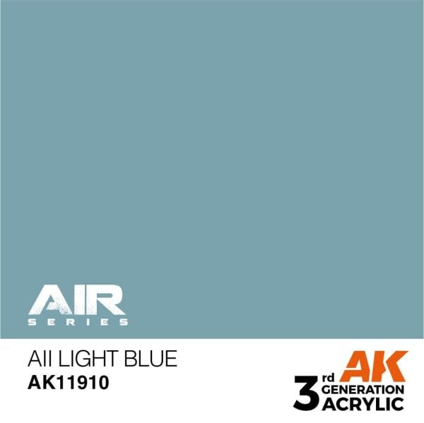 AK 11910 17 ml. AII Light Blue, Aircraft Serisi 3GEN Akrilik Model Boyası