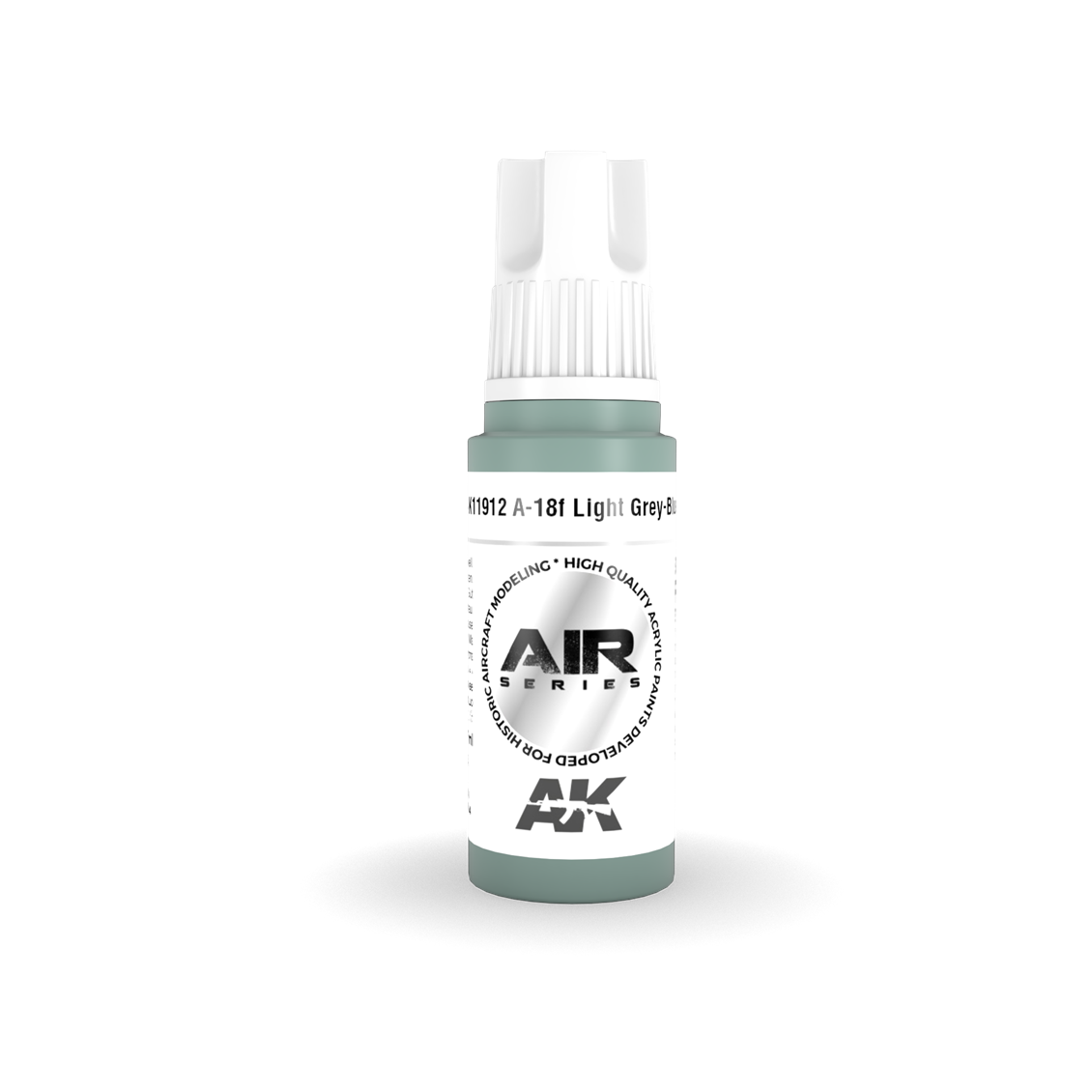 AK 11912 17 ml. A-18f Light Grey-Blue, Aircraft Serisi 3GEN Akrilik Model Boyası