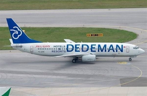 Babibi DAT01045 1/144 Ölçek, Pegasus, Boeing 737-800, Dedeman, Dekal Çıkartma