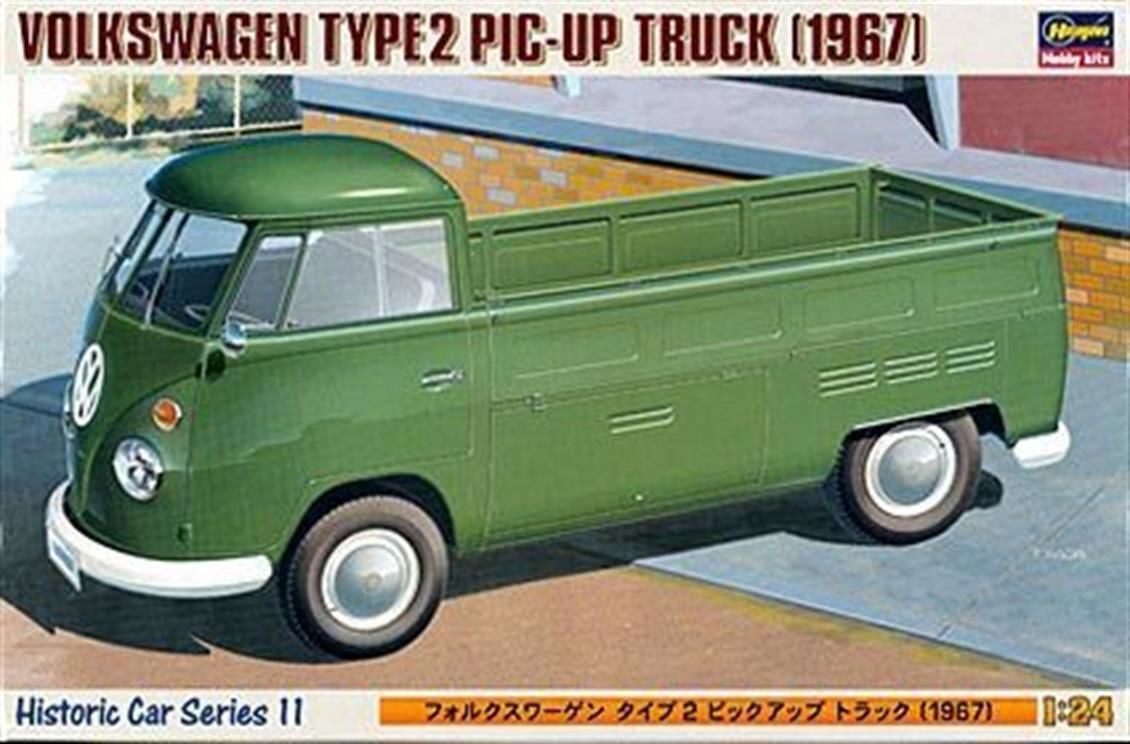 Hasegawa HC11 21211 1/24 Ölçek, Volkswagen Type 2 1967, Kamyonet, Plastik Model kiti