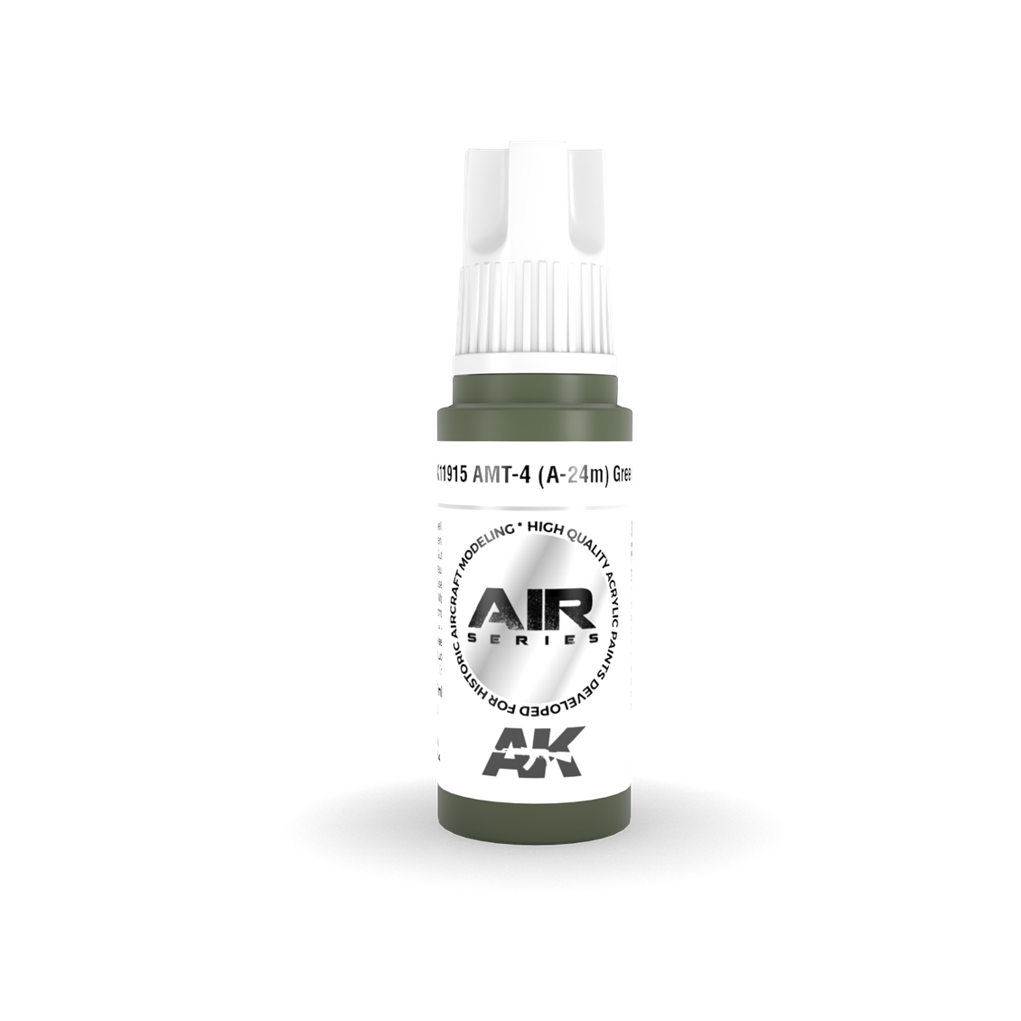 AK 11915 17 ml. AMT-4 (A-24m) Green, Aircraft Serisi 3GEN Akrilik Model Boyası