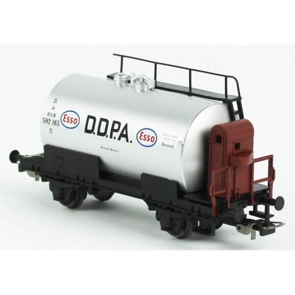 Piko (Hobby) 27715 1/87 Ölçek, Esso Tanklı ve Frenci Platformlu, DSB 3.Dönem, Model Tren Yük Vagonu