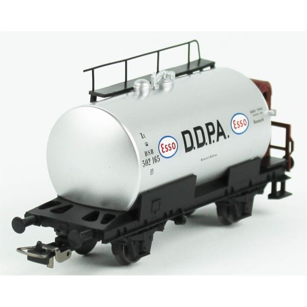 Piko (Hobby) 27715 1/87 Ölçek, Esso Tanklı ve Frenci Platformlu, DSB 3.Dönem, Model Tren Yük Vagonu