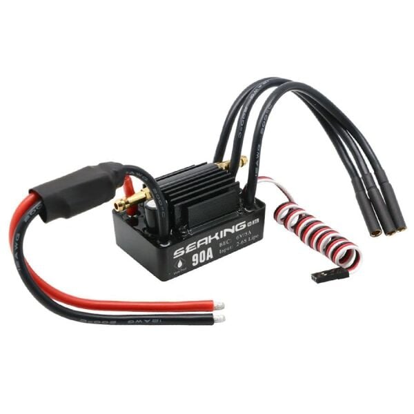 Seaking V3 90A Tekne ESC Su Soğutmalı 2S-6S