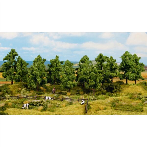 Noch 24602 Yapraklı Ağaçlar, 6 Adet, 14-18 cm. Diorama Malzemesi
