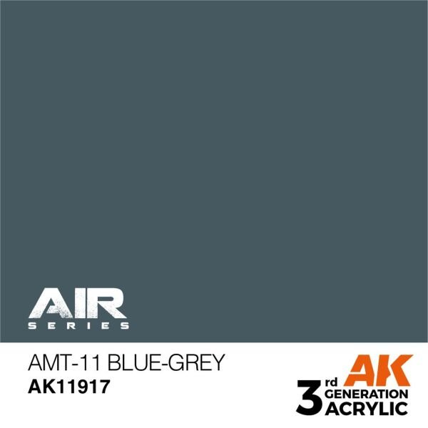 AK 11917 17 ml. AMT-11 Blue-Grey, Aircraft Serisi 3GEN Akrilik Model Boyası