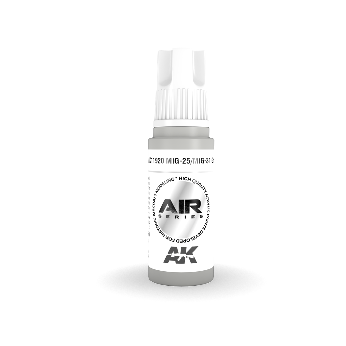 AK 11920 17 ml. MiG-25/MiG-31 Grey, Aircraft Serisi 3GEN Akrilik Model Boyası