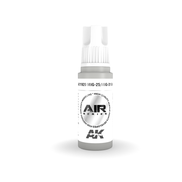 AK 11920 17 ml. MiG-25/MiG-31 Grey, Aircraft Serisi 3GEN Akrilik Model Boyası