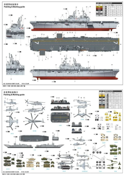 1/350 USS Iwo Jima LHD-7