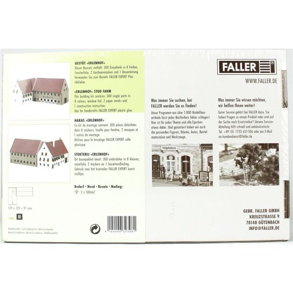 Faller 232398 1/160 Ölçek, Erlendof Harası, Plastik Model Kiti