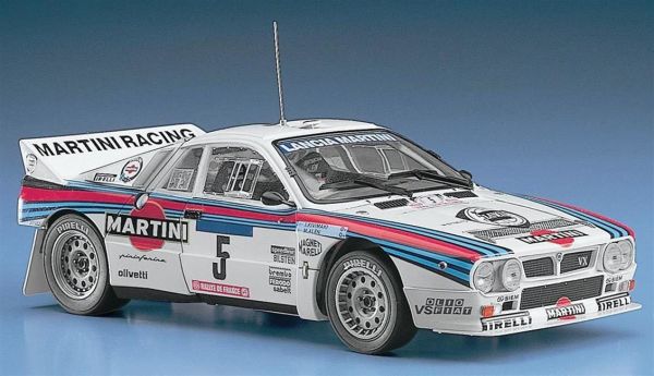 Hasegawa CR30 25030 1/24 Ölçek, Lancia 037 (1984 Tour De Corse Ralli Şampiyonu), Yarış Aracı, Plastik Model kiti