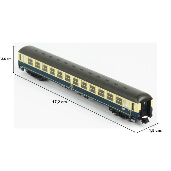 Piko 40663 1/160 Ölçek, IC 2.Sınıf, DB 4.Dönem, Model Tren Personel Vagonu