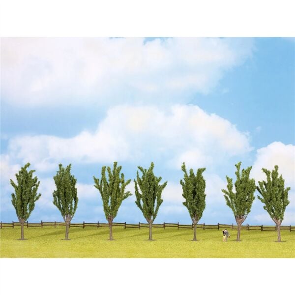 Noch 25098 Kavak Ağaçları, 12 cm. 7 Adet, Diorama Malzemesi