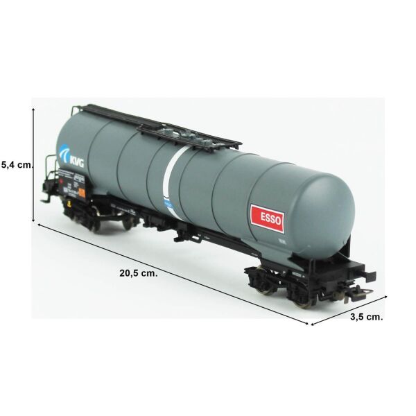Piko (Expert) 54191 1/87 Ölçek, Esso, DB AG 5.Dönem, Modern Model Tren Tanker Vagonu