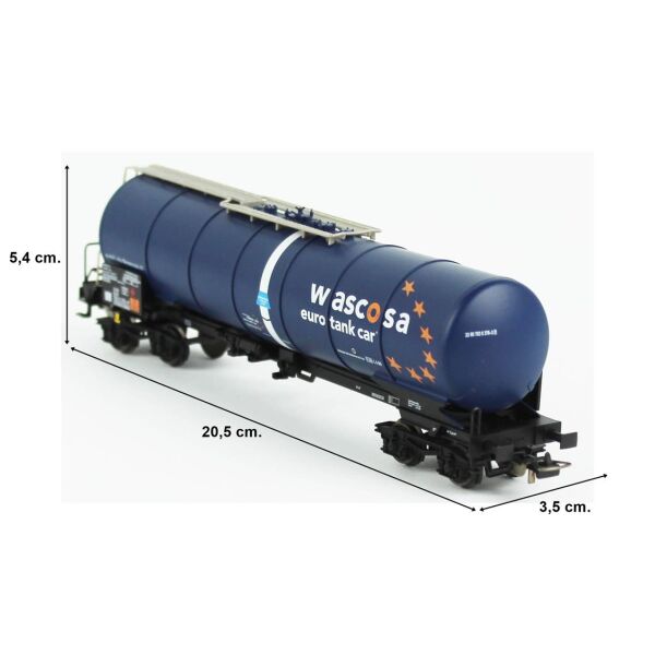 Piko (Expert) 54196 1/87 Ölçek, Wascosa, DB AG 5.Dönem,  Modern Model Tren Tanker Vagonu