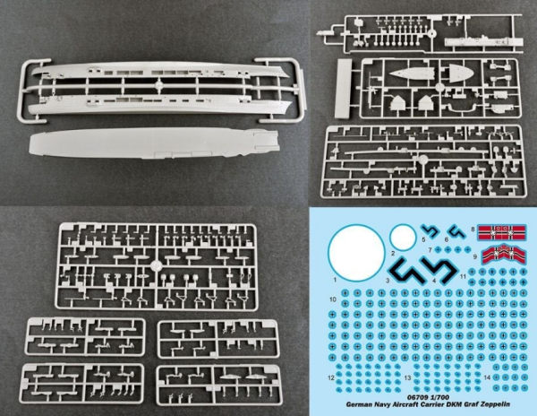 1/700 USS Ger.Navy Airc.Carrier DKM Graf Zeppelin
