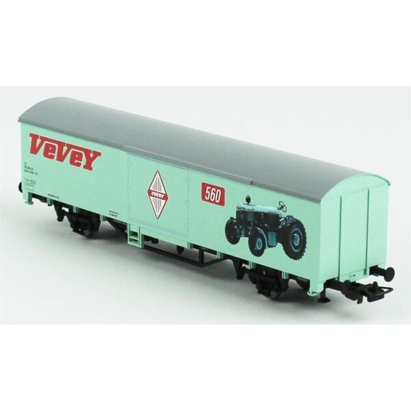 Piko (Classic) 54306 1/87 Ölçek,  Vevey, Kapalı Kasalı, SBB 3.Dönem, Model Tren Yük Vagonu