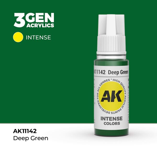 AK 11142 17 ml. Deep Green, 3GEN Akrilik Model Boyası