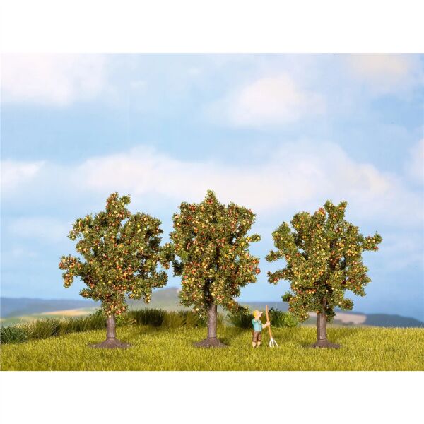 Noch 25513 Elma Ağaçları, 4,5 cm. 3 Adet, Diorama Malzemesi