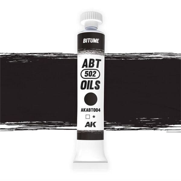 AK ABT006 20 ml. Yağlı Boya, Bitume