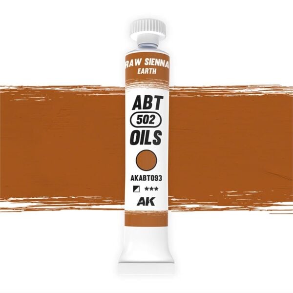 AK ABT100 20 ml. Yağlı Boya, Raw sienna / Earth